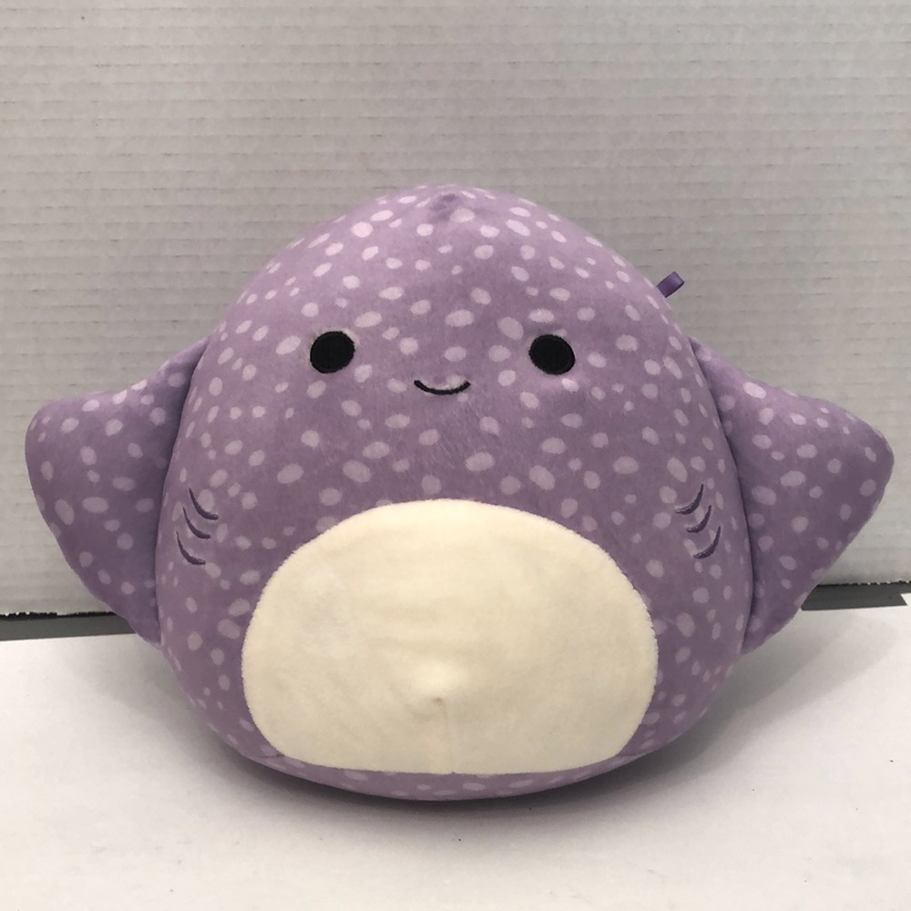 Squishmallow Aziza Stingray 8" Plush Speckled Purple